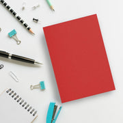 Single Ruled Diary - Red | 192 Pages